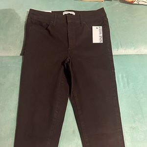 Nine West,Black, Skinny High Rise Jeans, Size 4